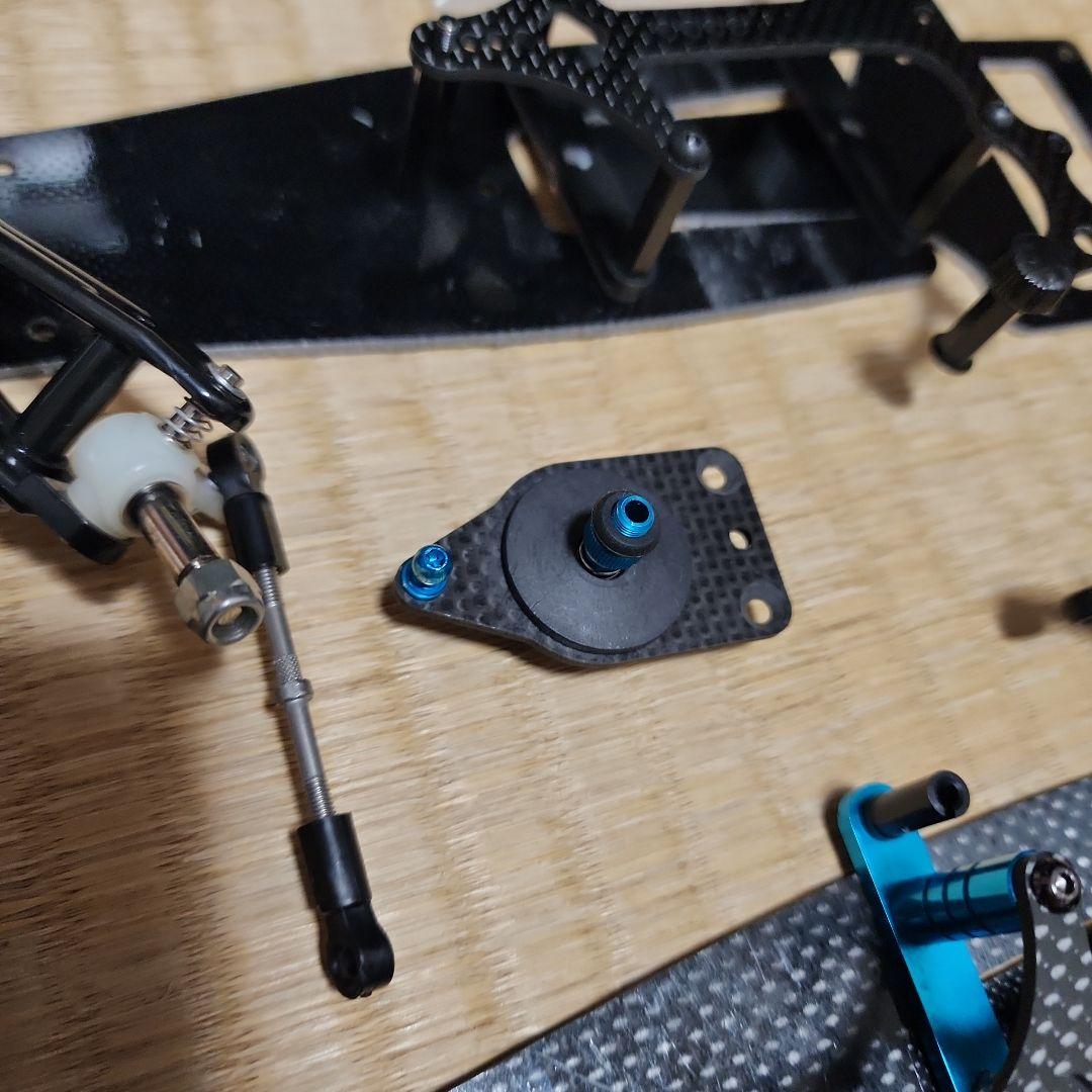 タミヤF103アニバーサリー(ジャンク)とパーツ色々　エセマクラーレンボディ付