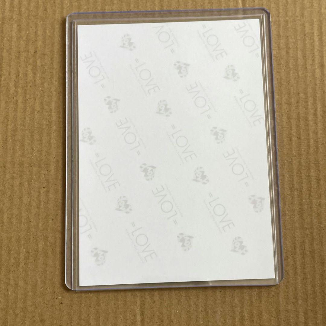 大場花菜　直筆　ヒキ　生写真　ラブソングに襲われる　歌唱衣装　アザーカット