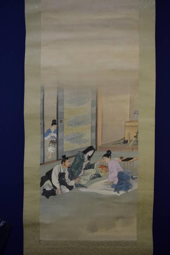 不詳/作者なし/人物図/布袋屋掛軸HG-671