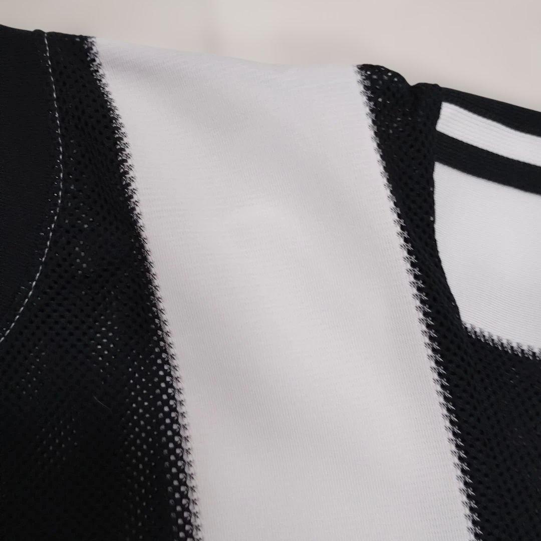 90s adidas ストライプメッシュシャツ