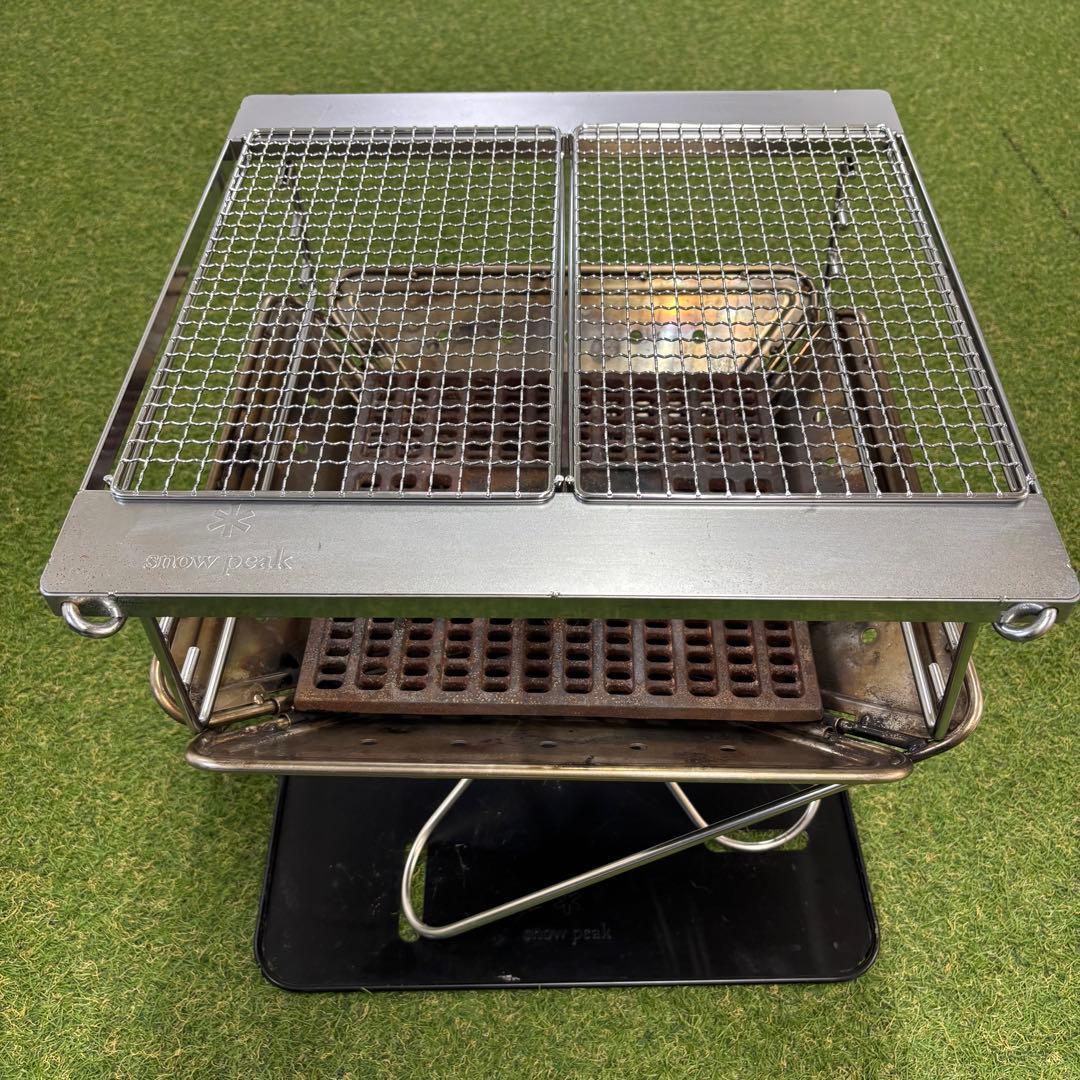 【即日発送】スノーピーク 焚火台L べースプレート 炭床 グリルブリッジセット