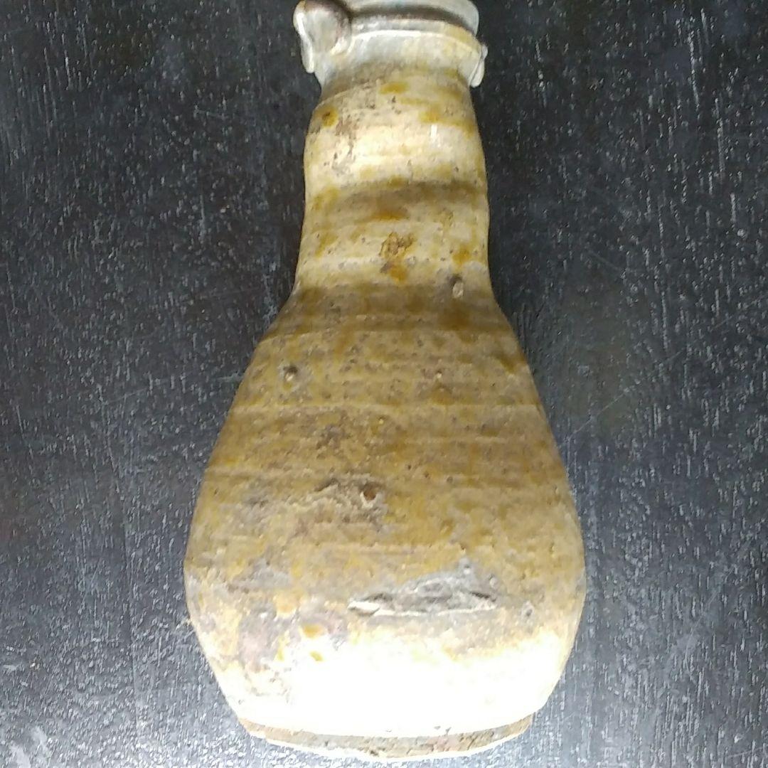 骨董　古瀬戸　灰軸花瓶