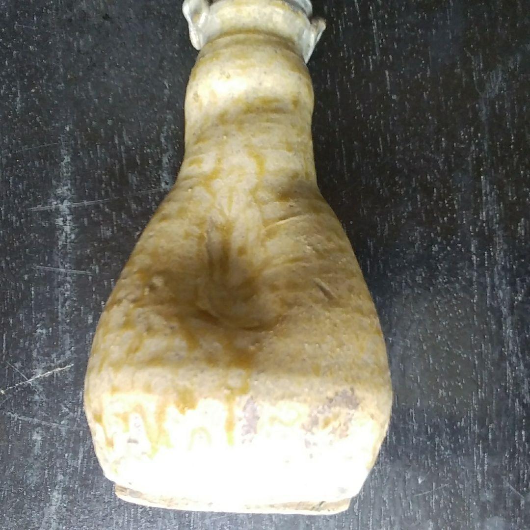 骨董　古瀬戸　灰軸花瓶