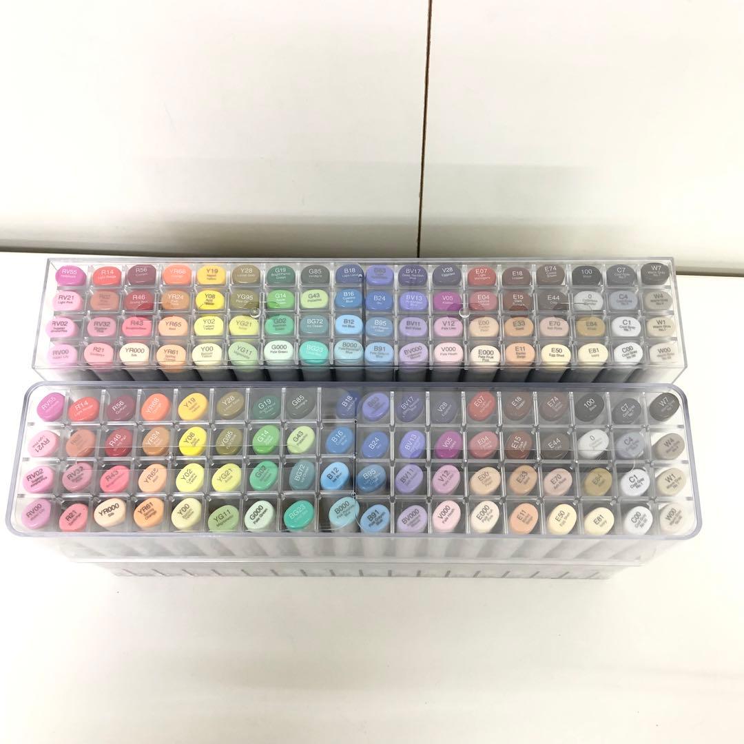 g573-29 コピック　スケッチ　144本　まとめ売り　大量　72色