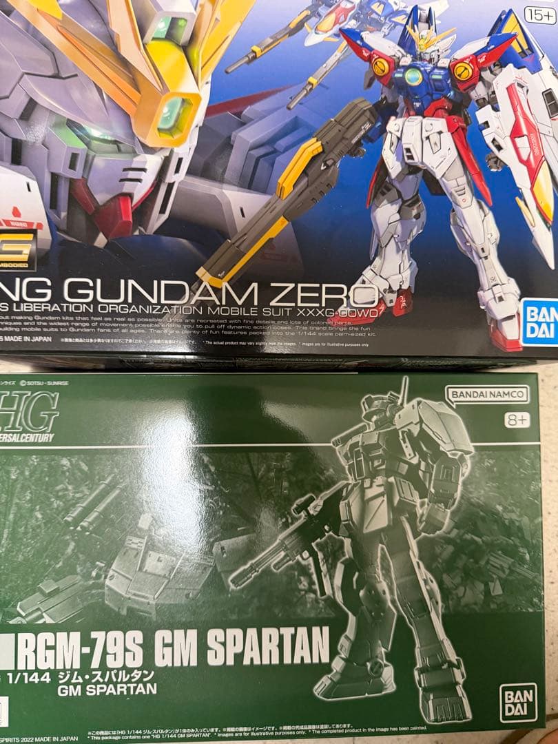 RG 1/144 ウイングガンダムゼロ、HG 1/144 ジム・スパルタン