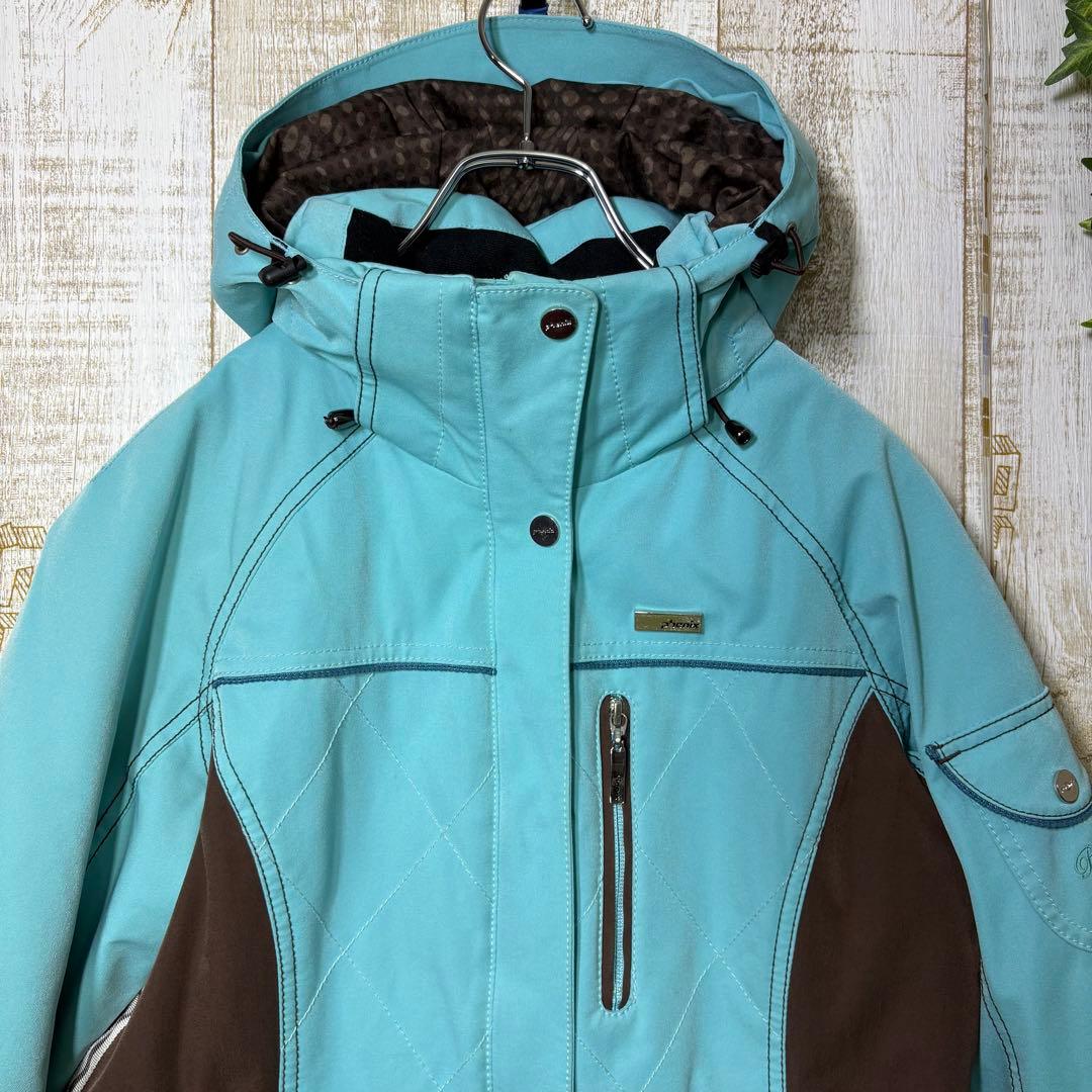 フェニックス　スキーウェア　上着　上だけ　M サックスブルー　スノボードウェア