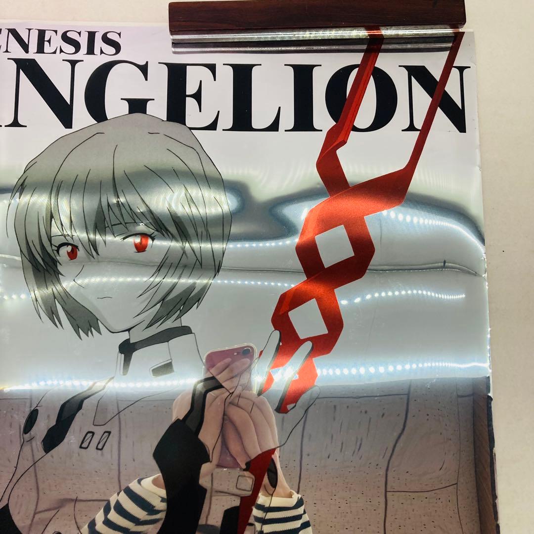 【レア】新世紀エヴァンゲリオン　綾波レイ　メタリックポスター　SEGA　た23