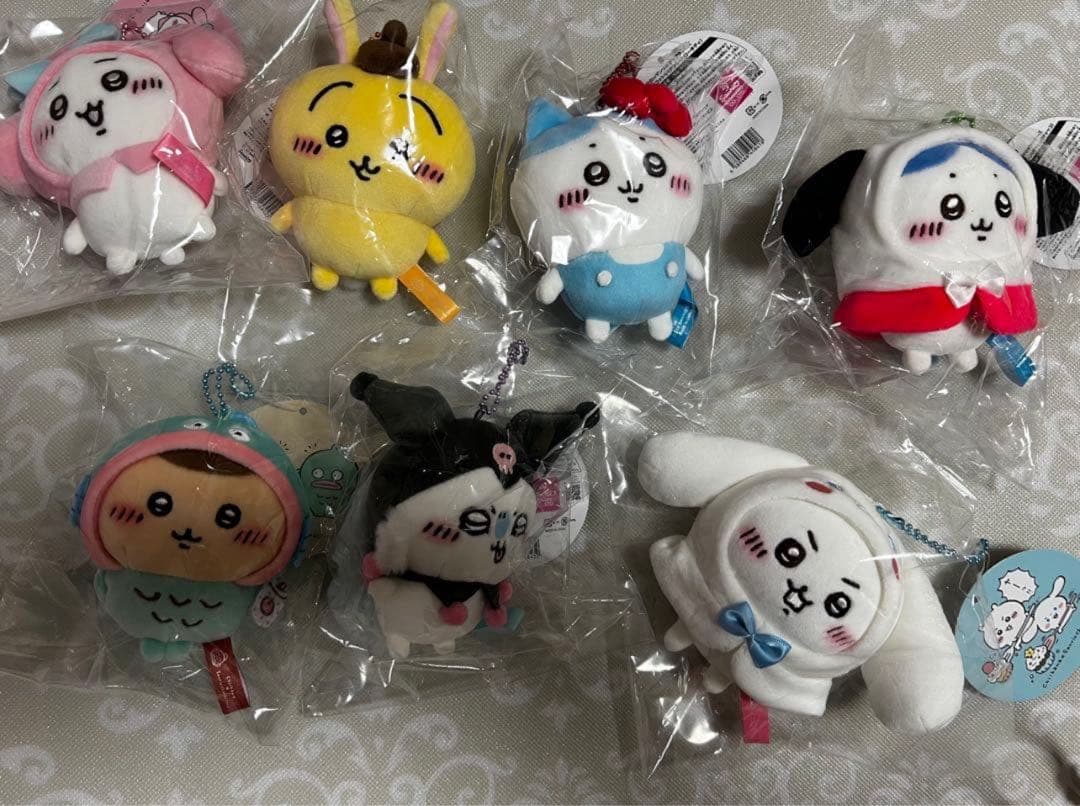 ちいかわ×サンリオキャラクターズ ぷちミニマスコット 7種コンプセット