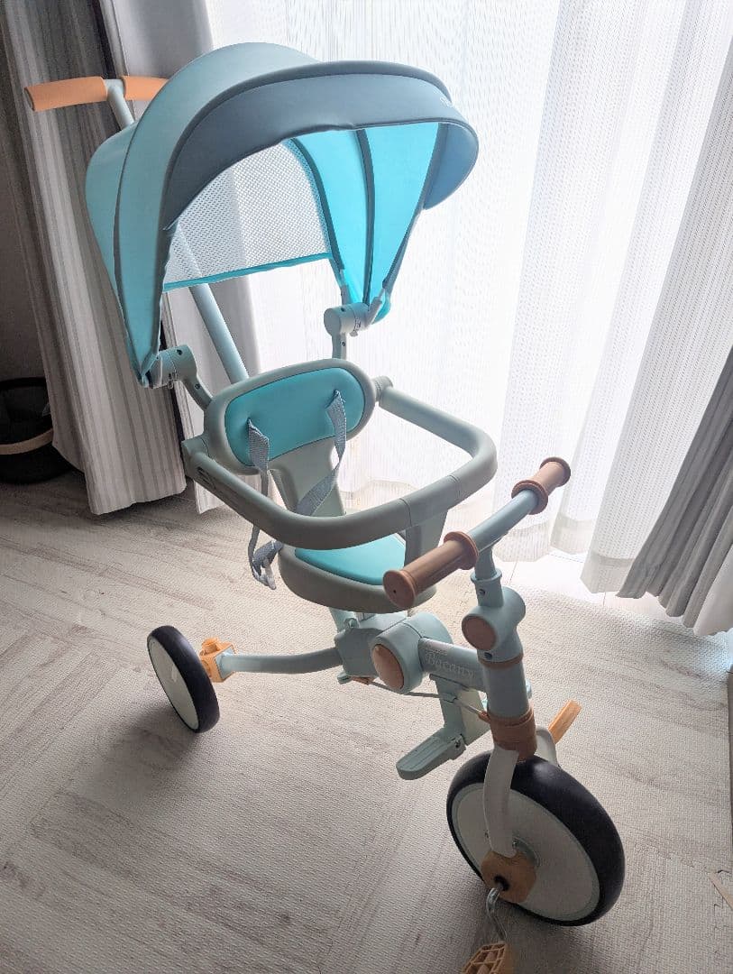 ☆美品☆ Bacany 子供用三輪車 7in1 三輪車 ステップ付き 折りたたみ