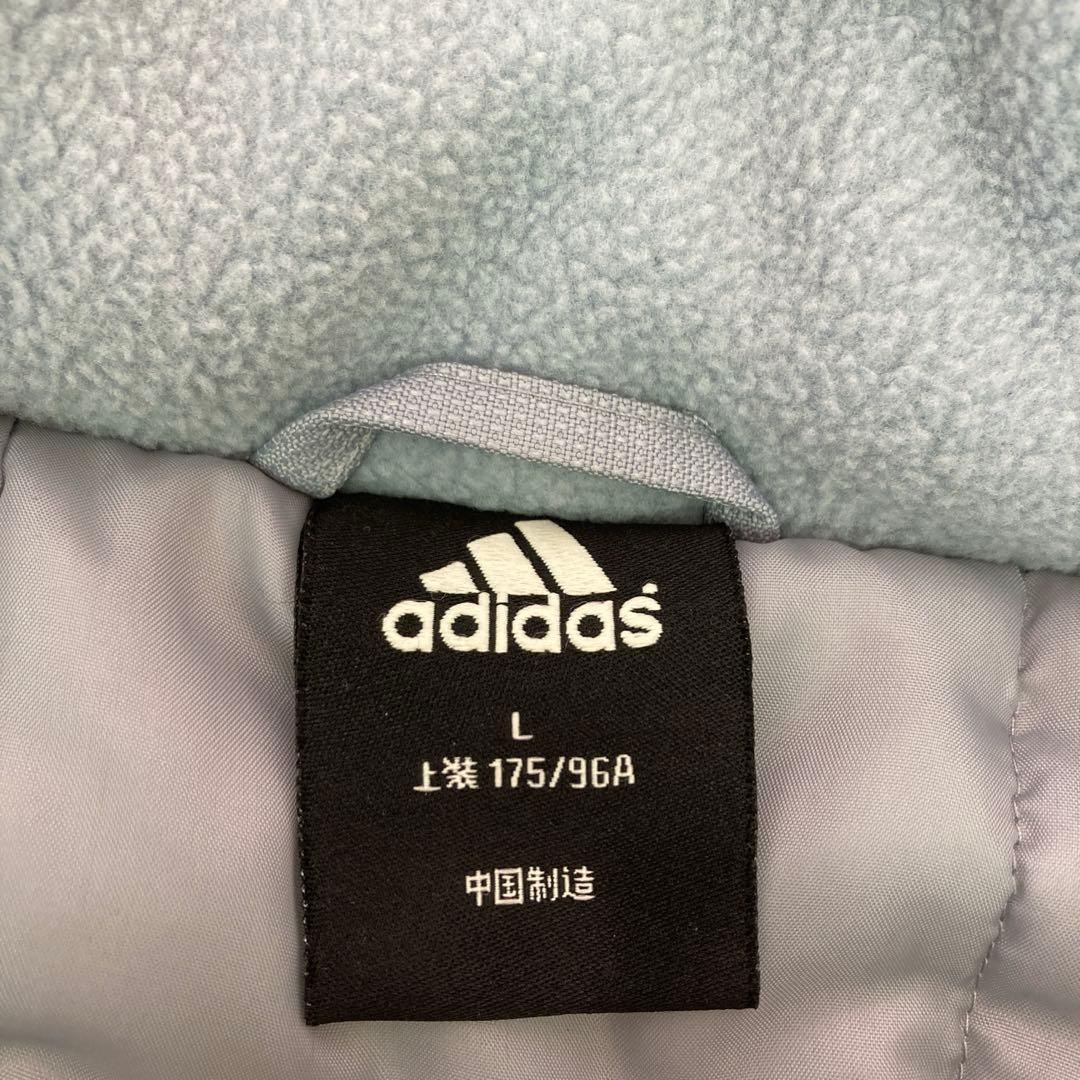 G123 adidas メンズベンチコート L グレー