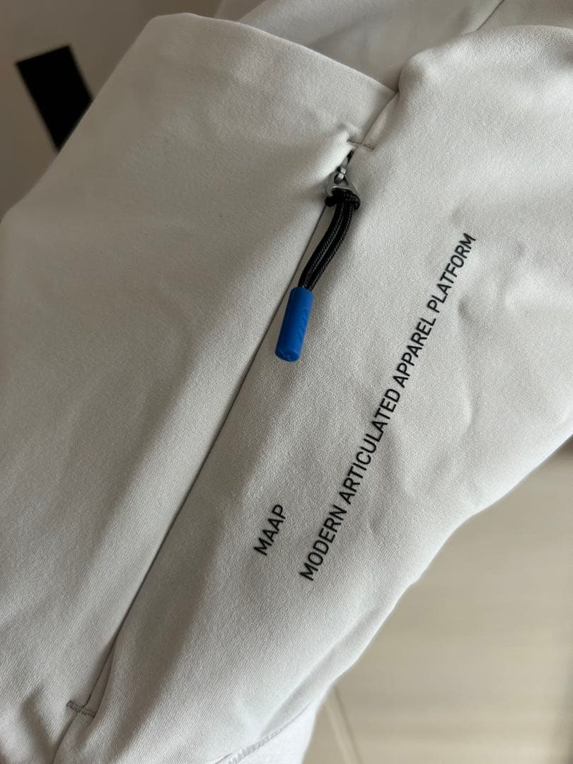  サイクルジャージ 白っぽい　グレー　XL マープ