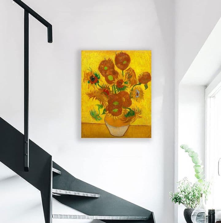 アートパネル　ゴッホ　ひまわり