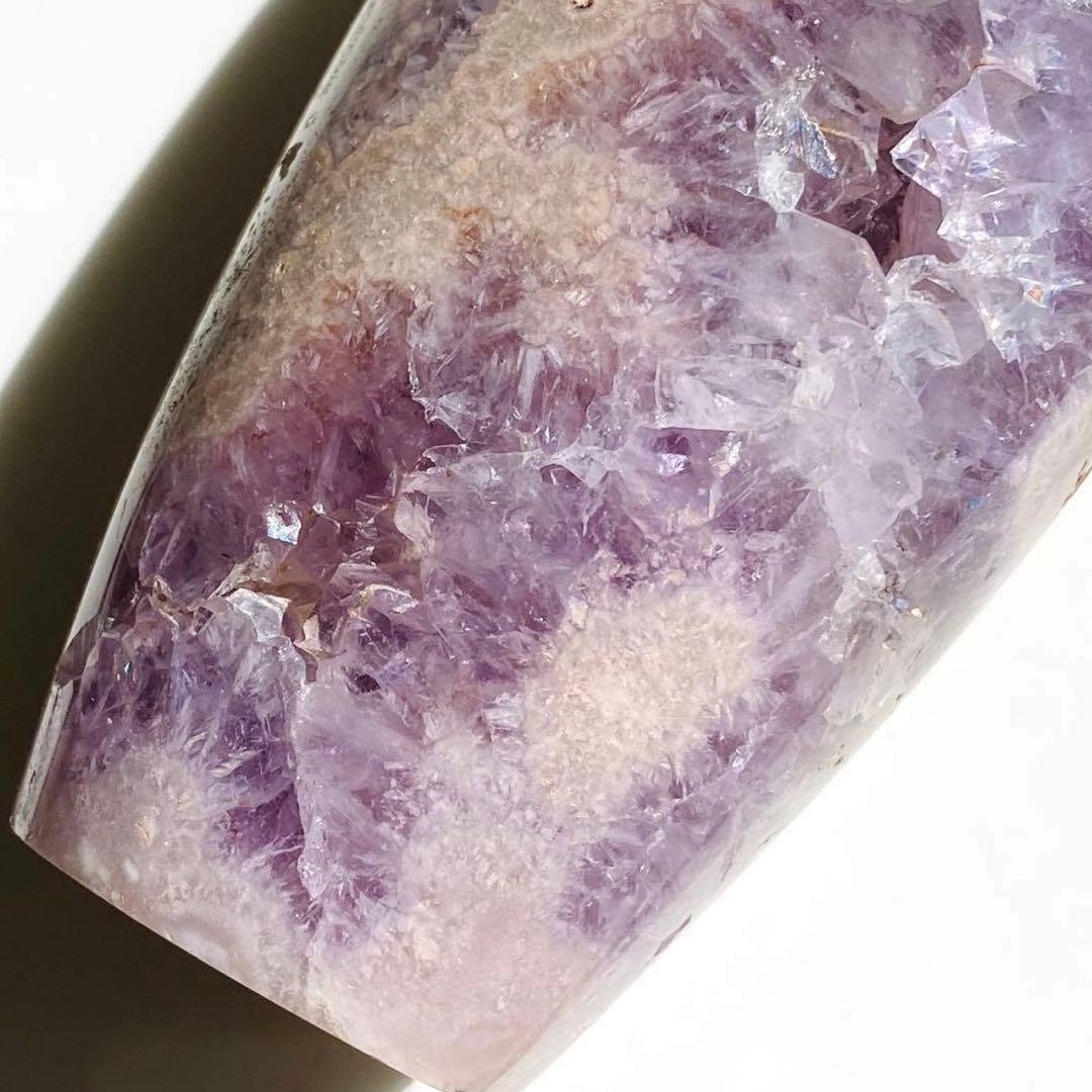 【 ピンクアメジスト トーチ型 ドーム 約500g ブラジル産 】