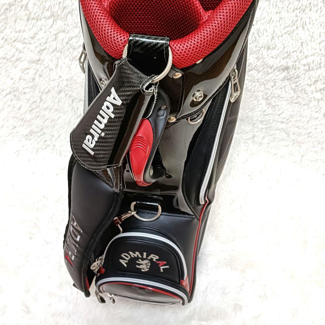 【未使用品】Admiral　GOLF　ゴルフ　キャディバッグ　訳あり　フード付き