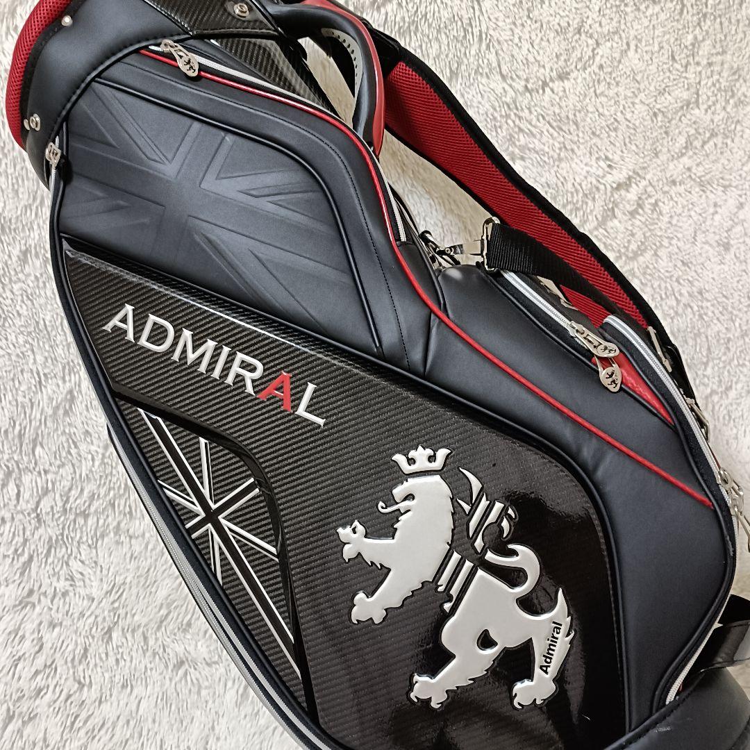 【未使用品】Admiral　GOLF　ゴルフ　キャディバッグ　訳あり　フード付き