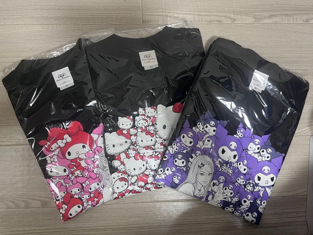 伊藤潤二×サンリオキャラクターズ　ギャル富江シリーズ　Tシャツ　XL 新品未使用