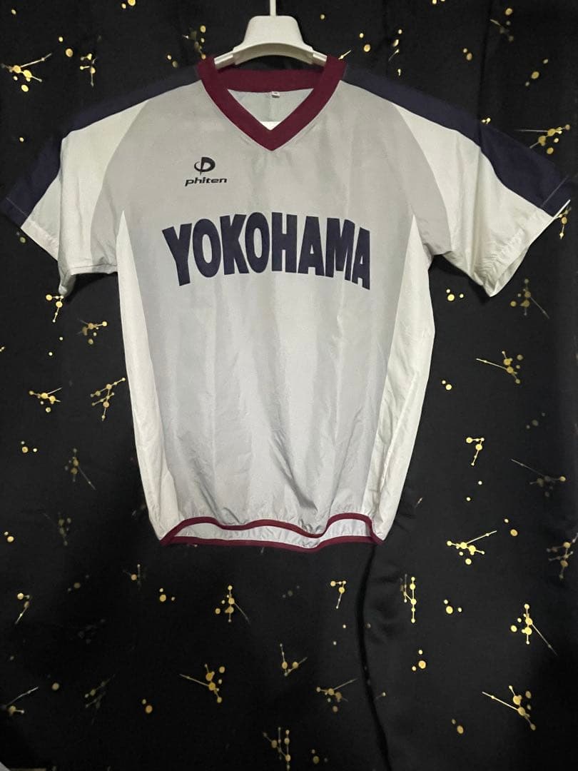 祝 センバツ 激レア 横浜高校 硬式野球 練習着 ピステ アップシャツ M 選抜