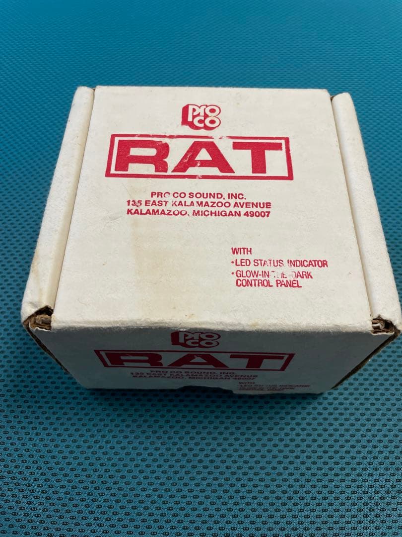 使用期間短く美品❗️Pro Co RAT USA製エフェクター 元箱付き