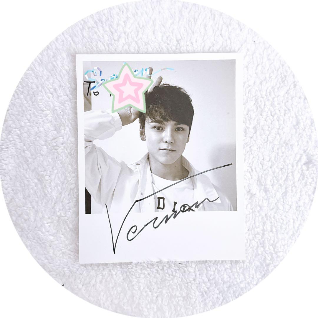 バーノン Love&letter 直筆サイン入り ポストカード