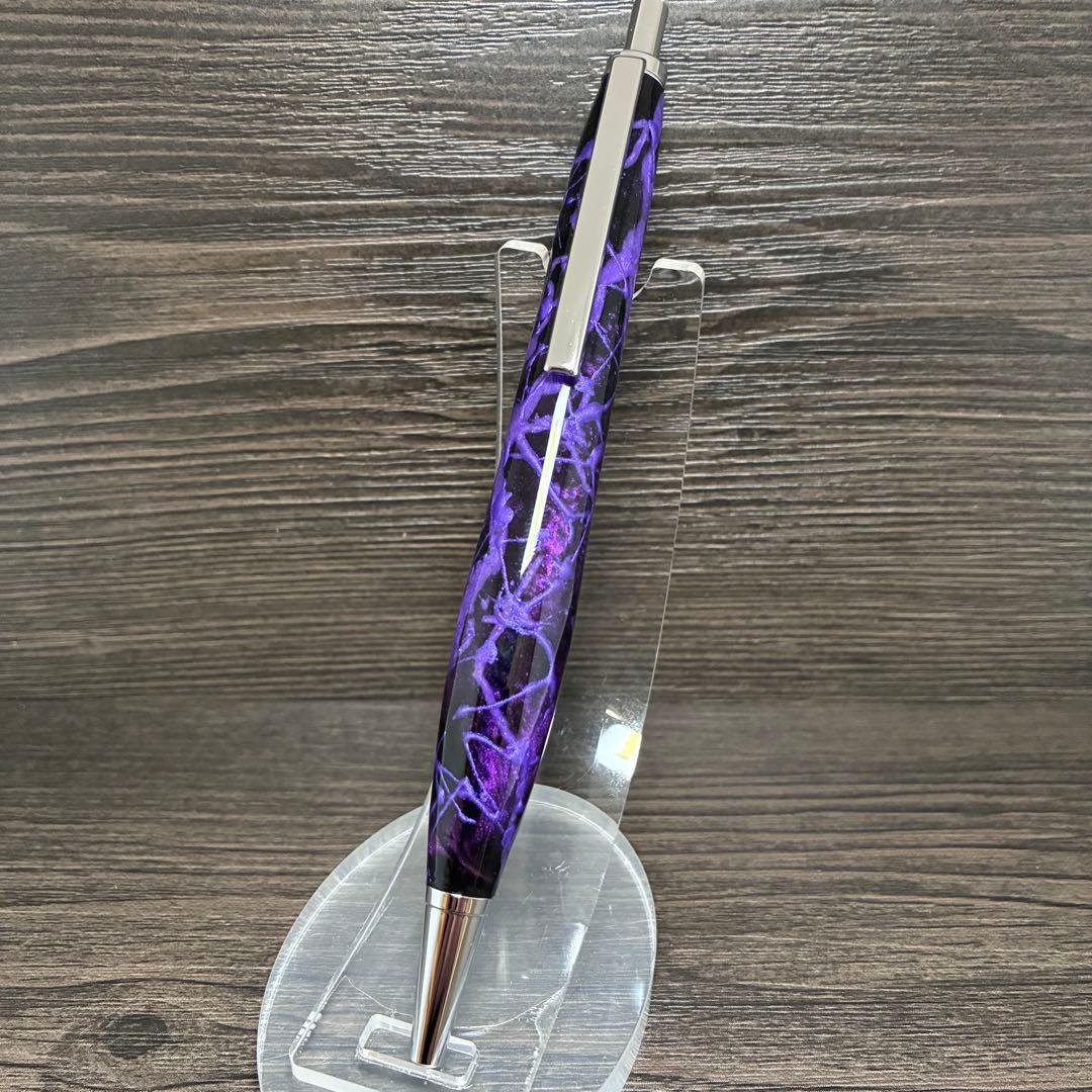 【紫一閃雷鳴】 ボールペン0.5 （flagship model）