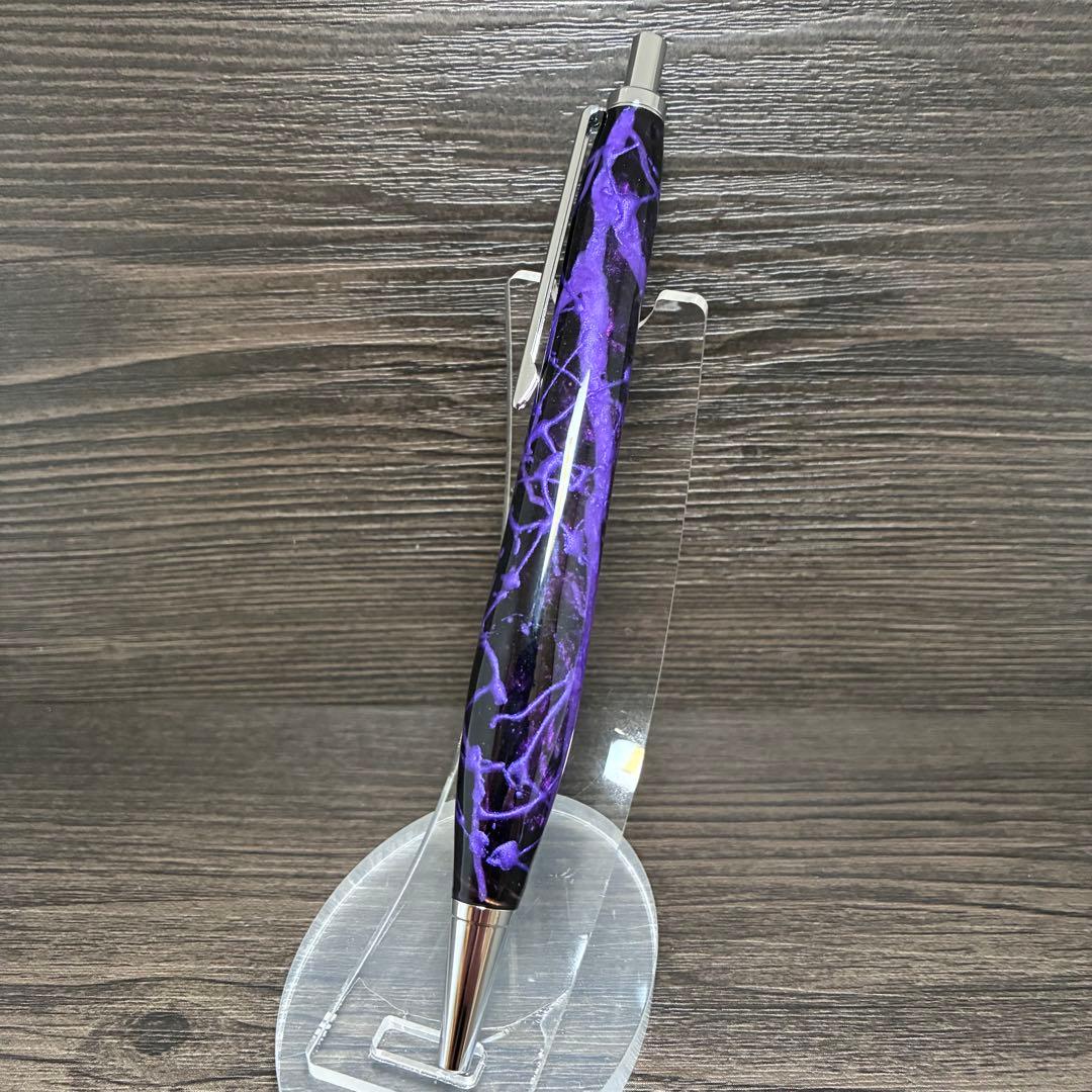 【紫一閃雷鳴】 ボールペン0.5 （flagship model）