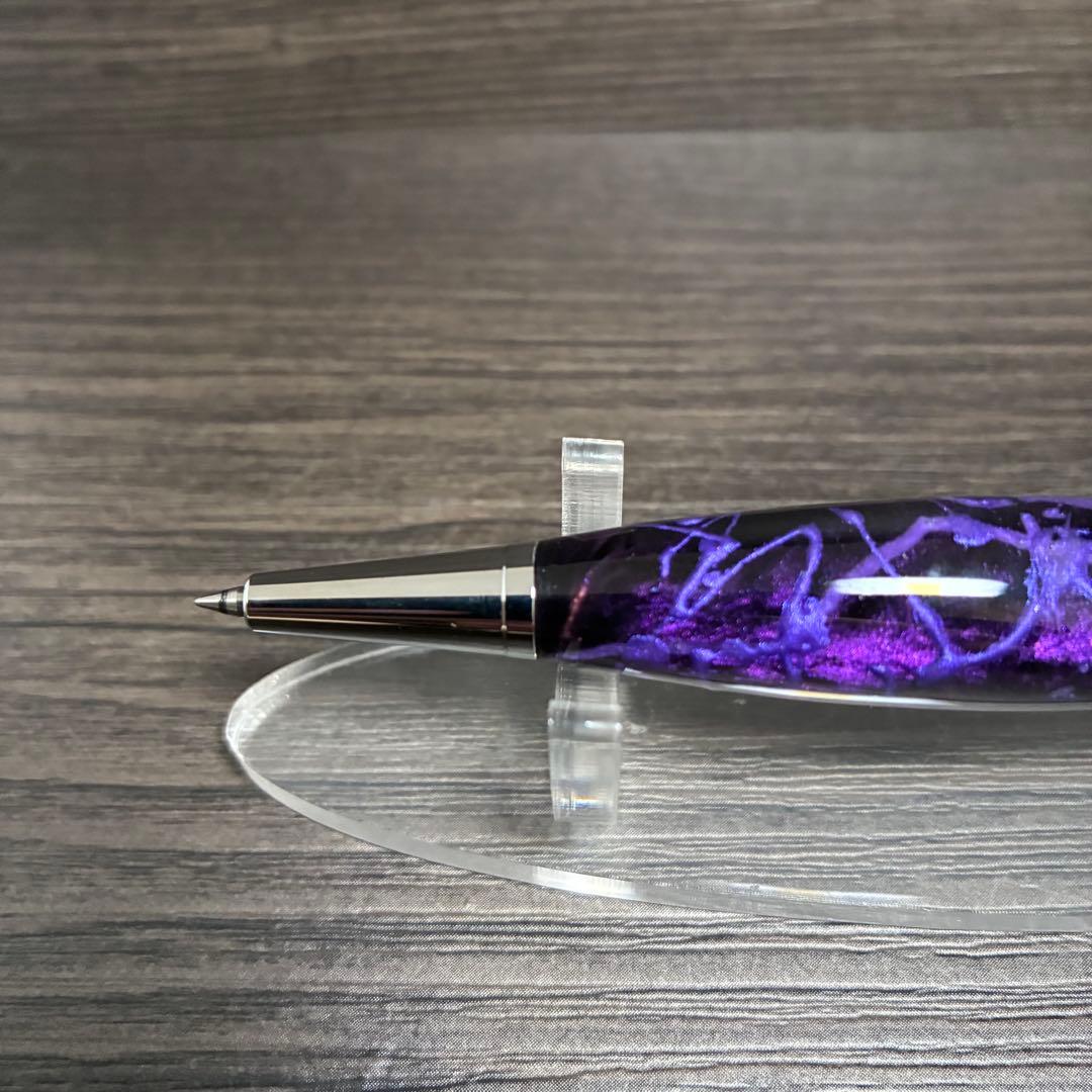 【紫一閃雷鳴】 ボールペン0.5 （flagship model）