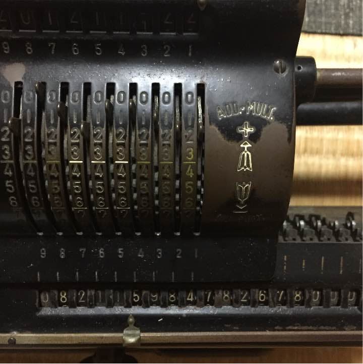 TIGER 手動式計算機 calculator アンティーク