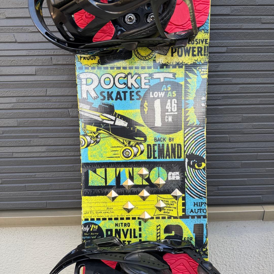 NITRO Demand 146cm Salomonビンディングセット