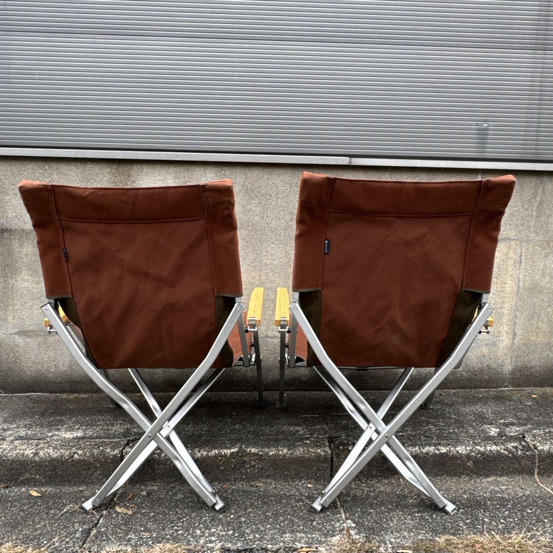  peak スノーピーク ローチェア 30 2個 ブラウン チェア