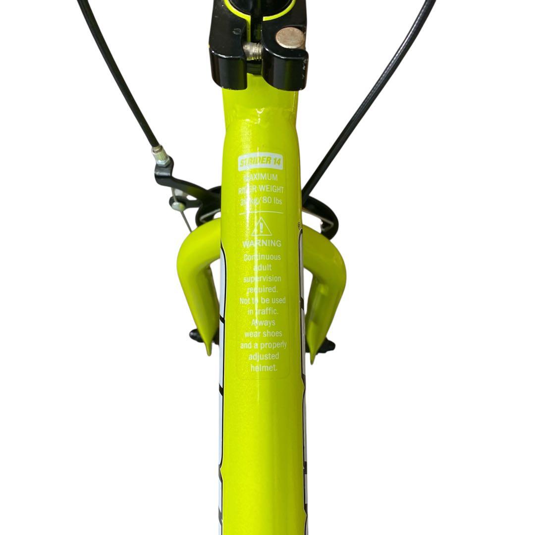 【美品】STRIDER 14X ライムイエロー キッズバイク 14インチ　限定色