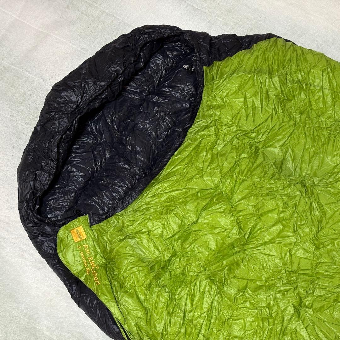 イスカ AIR 280xショート ダウンシュラフ 寝袋