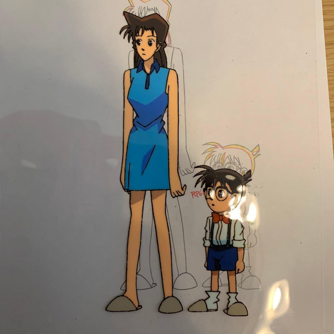 名探偵コナン セル画 江戸川コナン＆毛利蘭