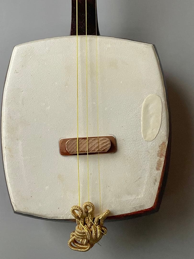 レア　フレット付　三味線