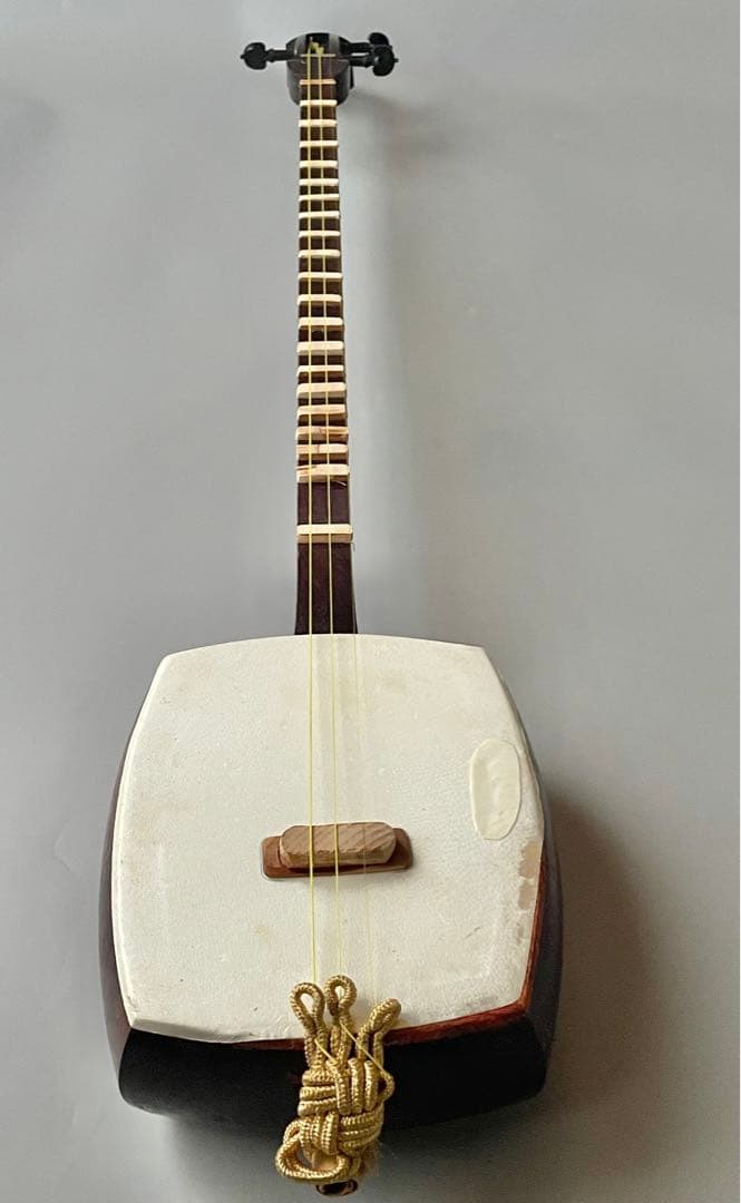 レア　フレット付　三味線