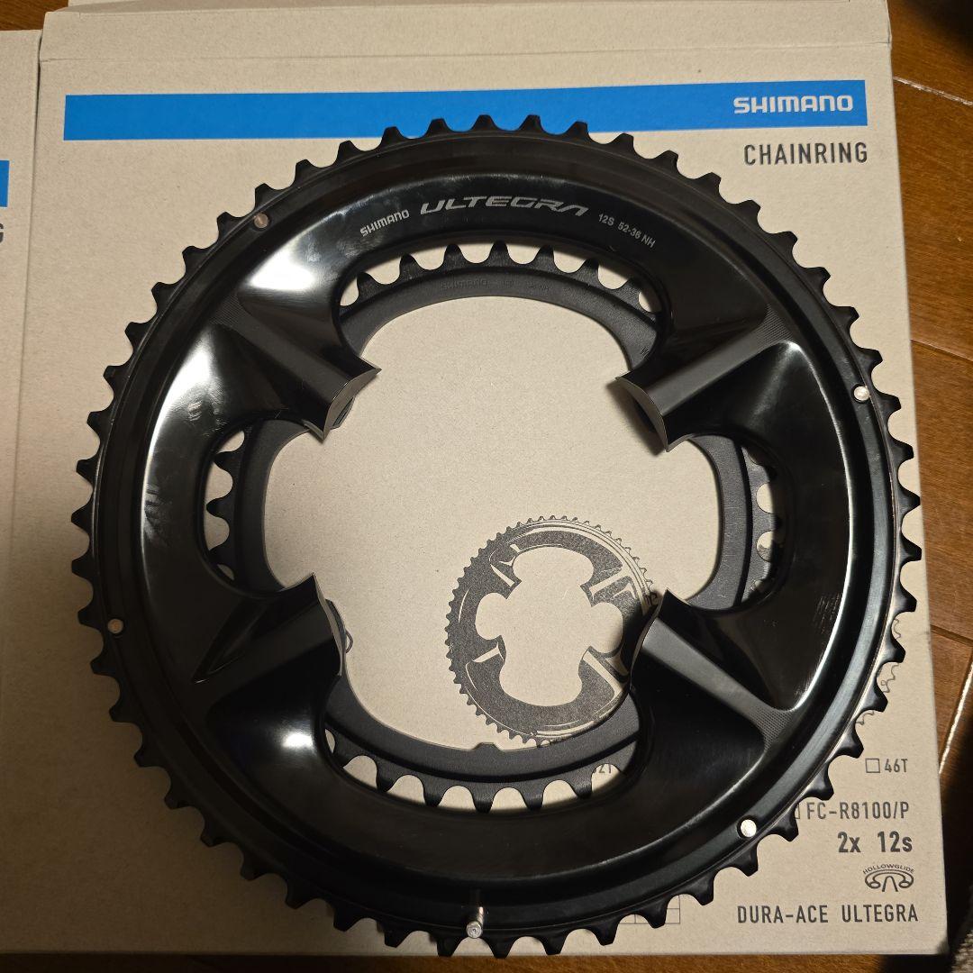 SHIMANO ULTEGRA FC-R8100チェーンリング 52T/36T