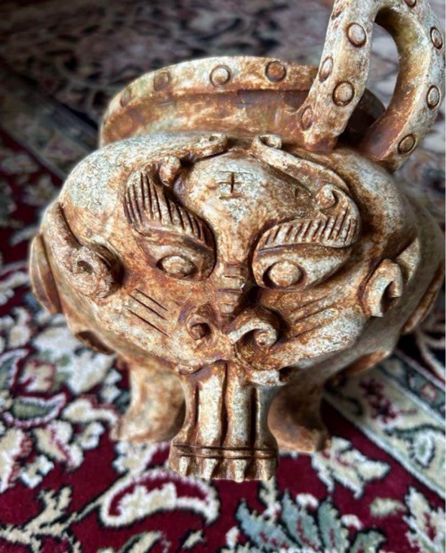 中国美しい　陶磁器 古美術　骨董品　美術　壺　花瓶　一輪挿し