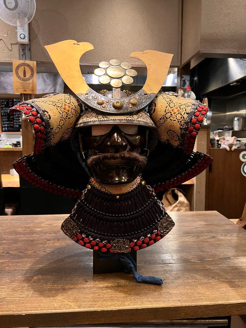 2代目・人形屋市川豊玉の作品::兜と面頬