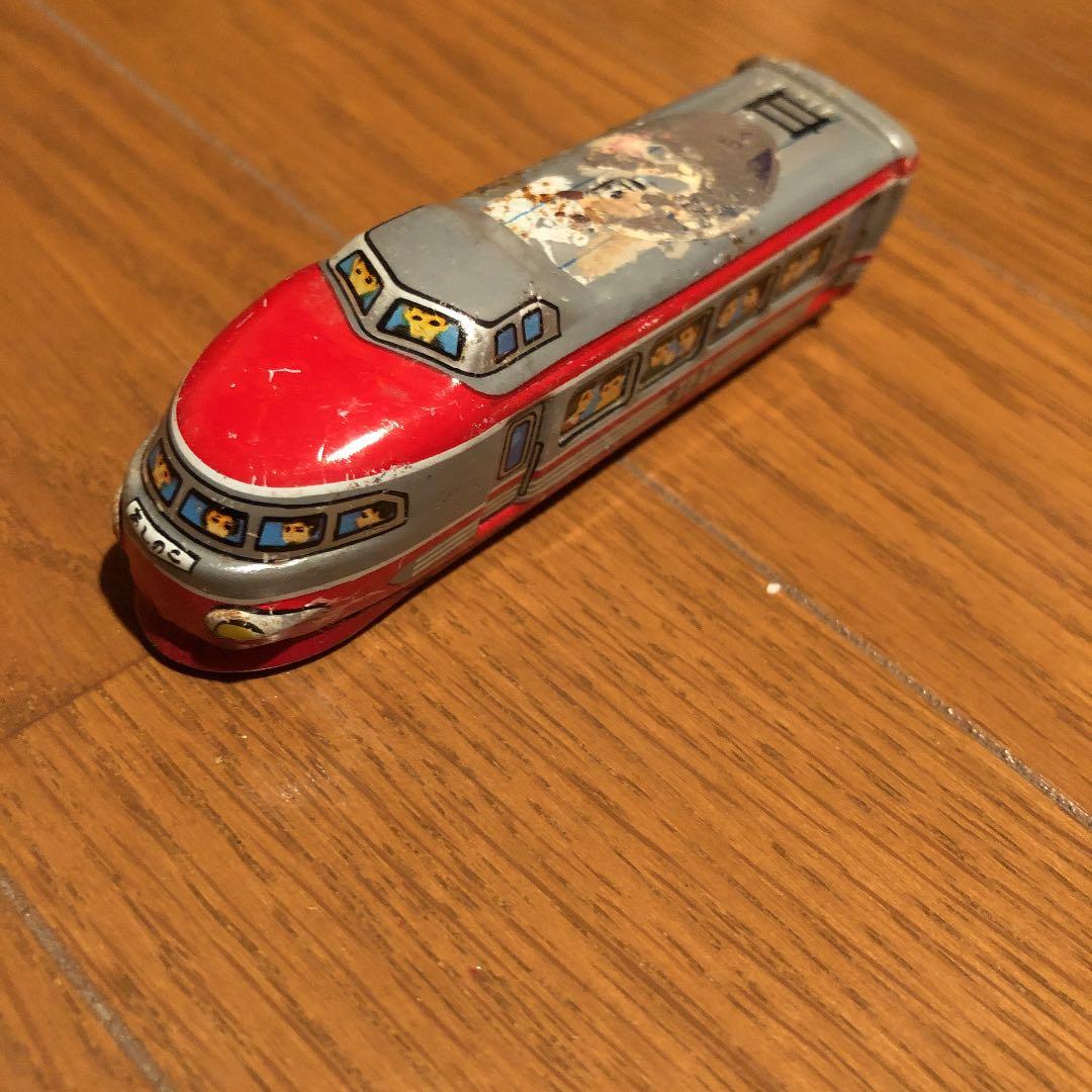 イチコー　ブリキ　特急　新幹線　赤