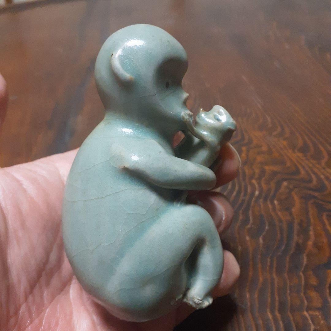 12世紀高麗青磁親子猿水滴