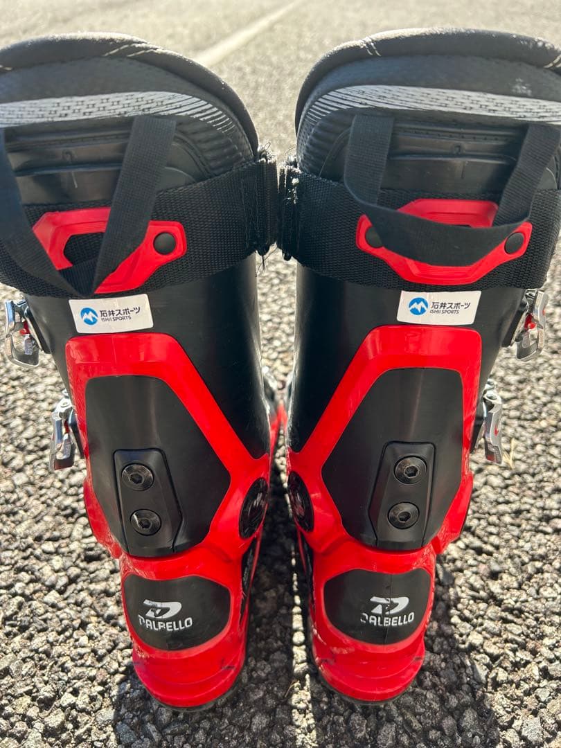 DALBELLO スキー ブーツ 90 ブラック/レッド　インソール未使用