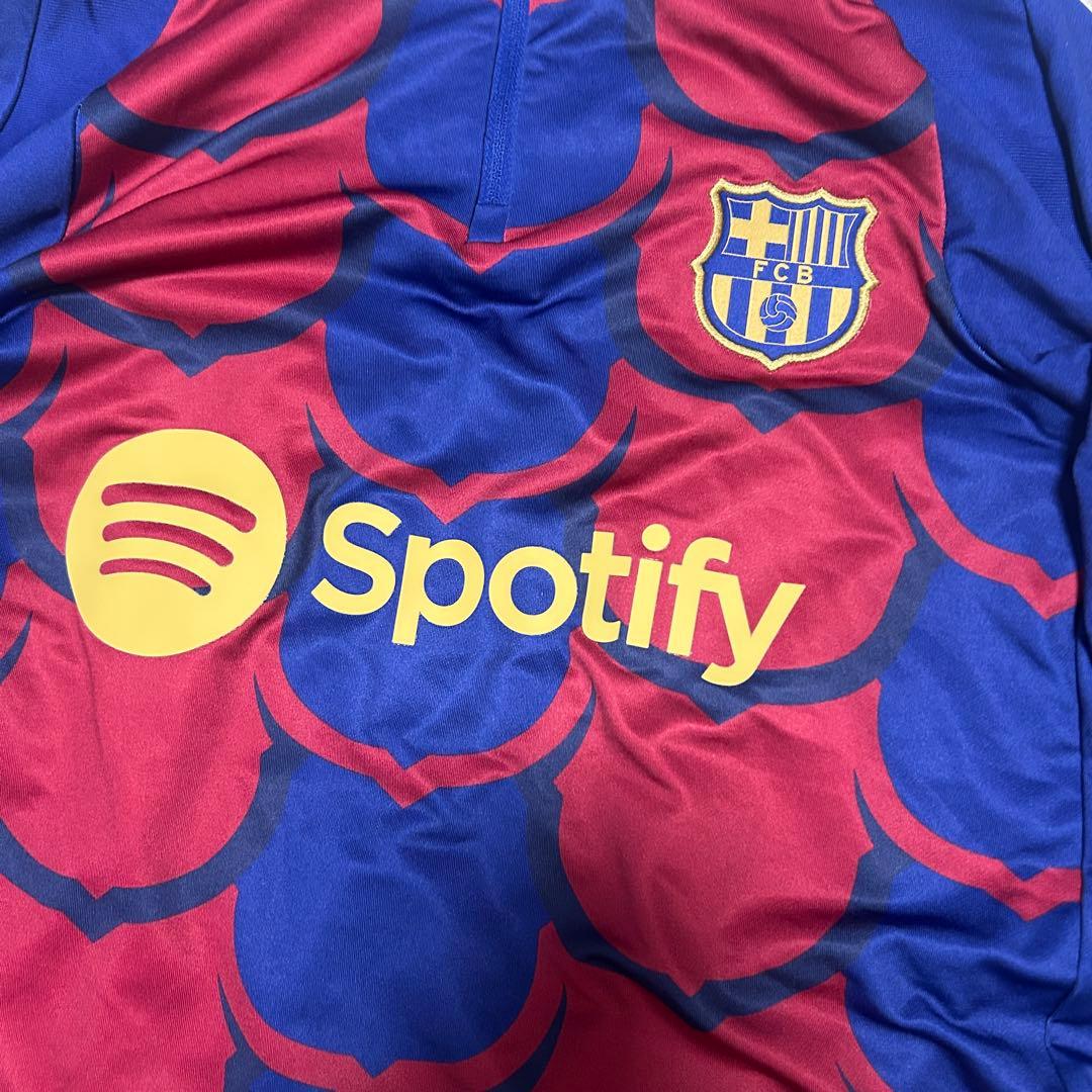 バルセロナ　NIKE ナイキ　ジャージ　トレーニングトップ　ジップ　サイズM