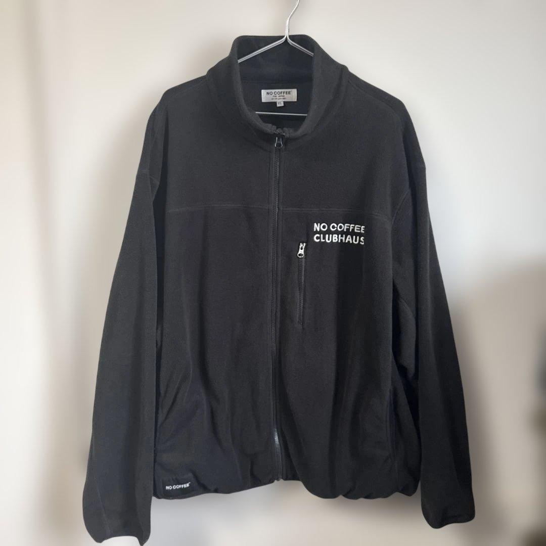 NO COFFEE CLUBHAUS フリースジャケット XLサイズ