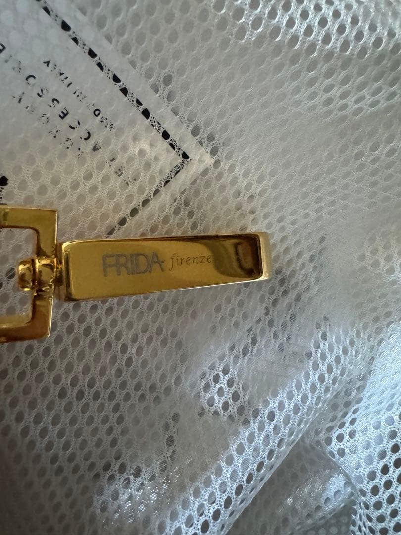 frida Firenze 犬の首輪　犬　ペット　散歩　レザー　赤