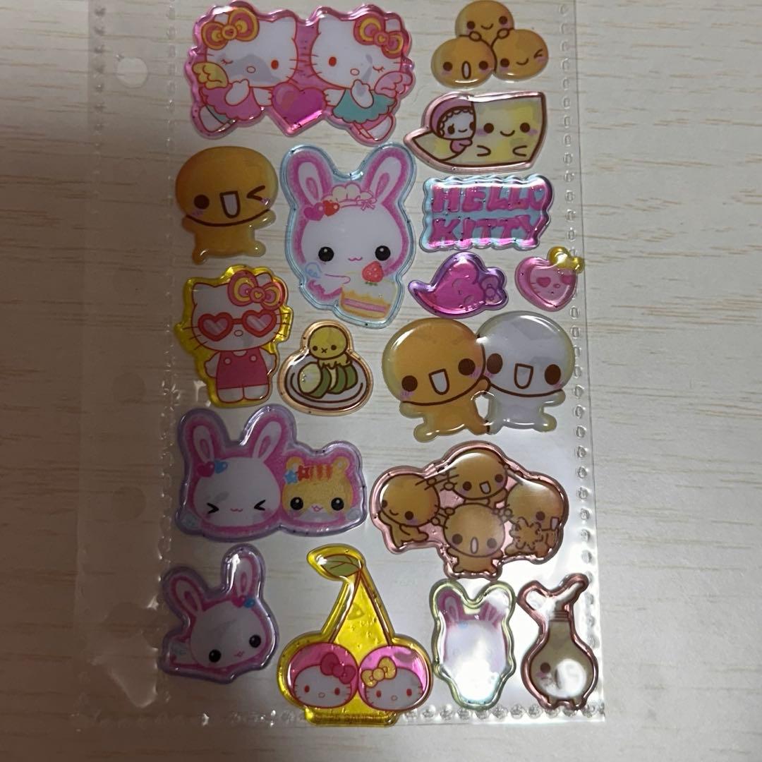 ボンボンドロップシール　たまごっち　ちいかわ　しずくちゃん　サンリオ　平成