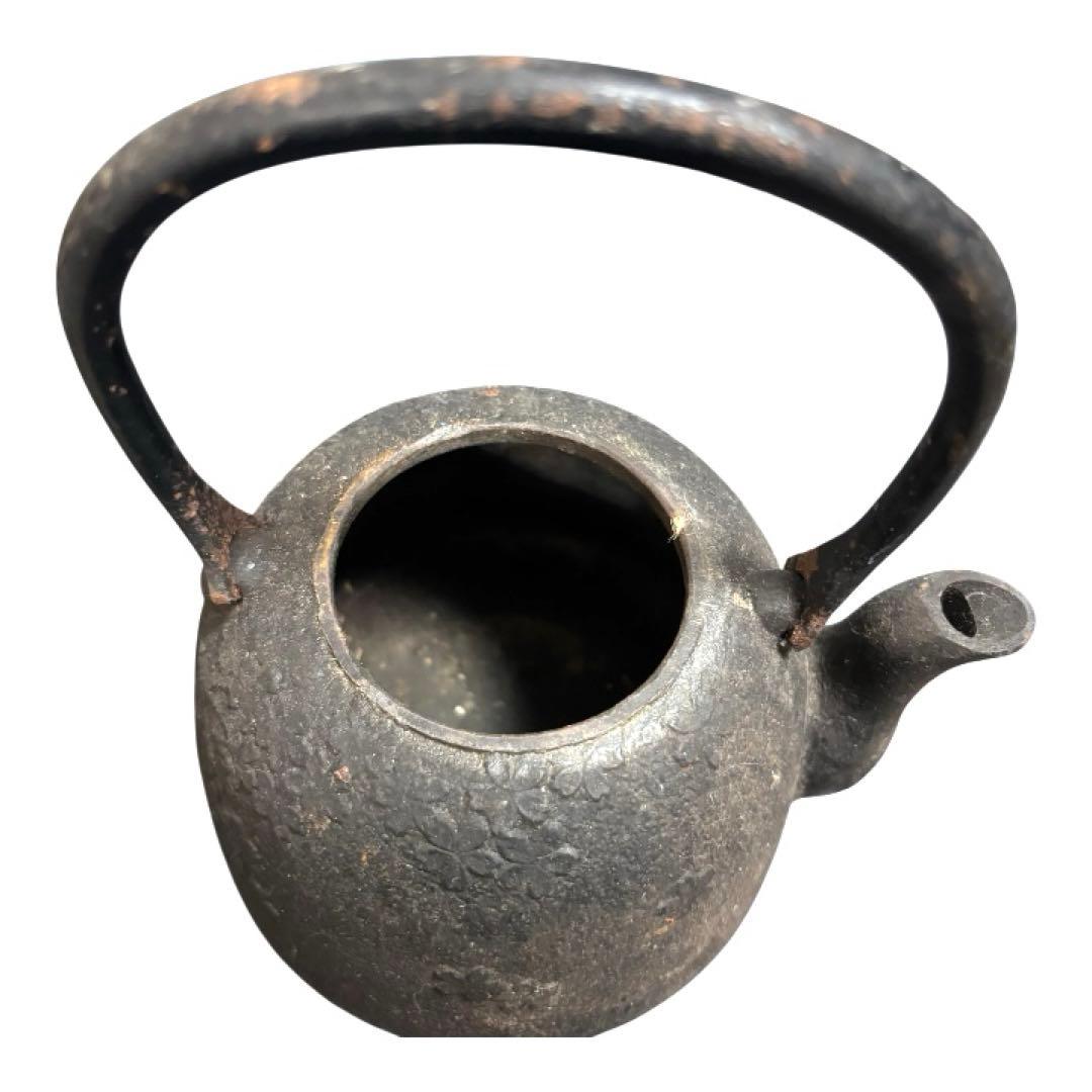 煎茶道具　南部鉄器　桜文　鉄瓶　2個セット