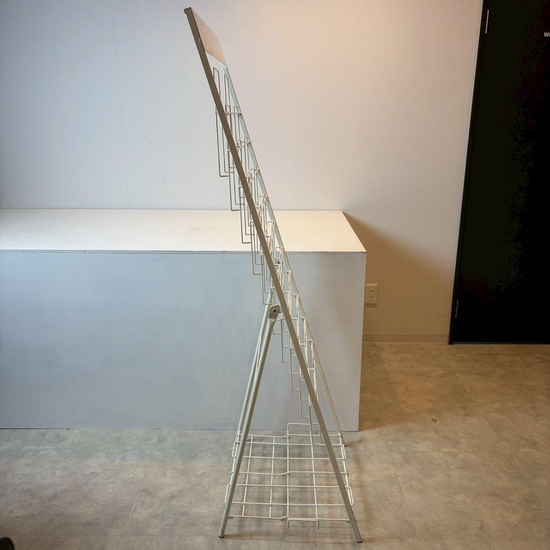 カタログスタンド　パンフレットスタンド　2列10段　折りたたみ可能