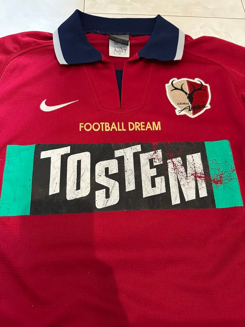 鹿島アントラーズ NIKE ホーム長袖ユニフォーム天皇杯優勝ワッペン付