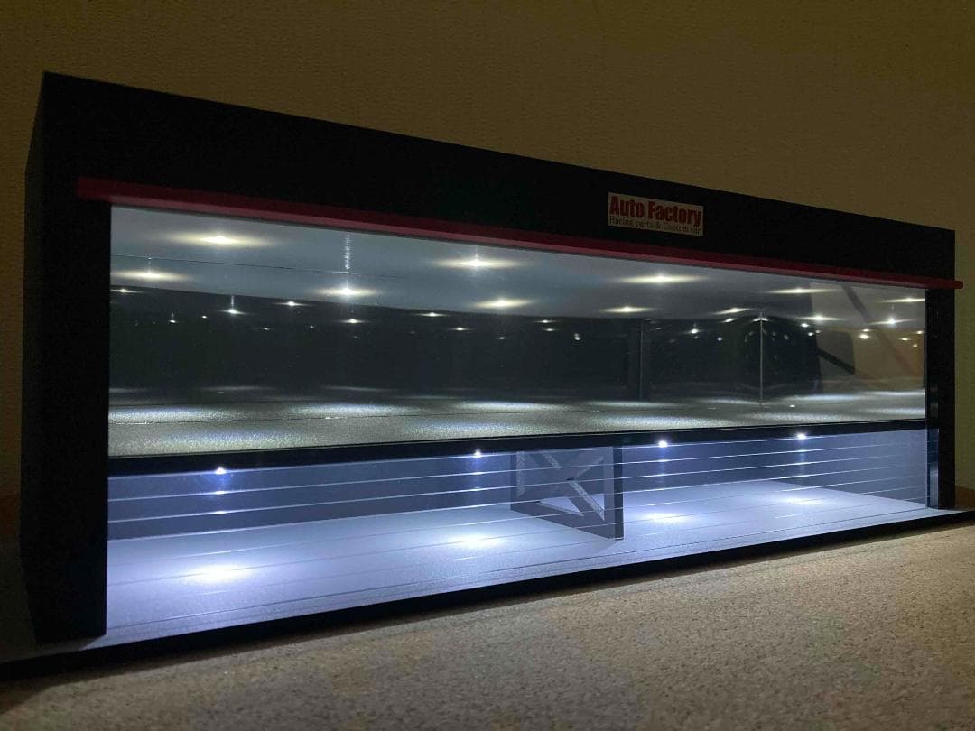 ミニカー専用ジオラマ：1/64＆1/43ショールーム＆ガレージⅠ（ワイドタイプ）