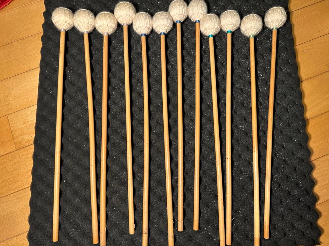 ヤマハ　マリンバマレット（安倍圭子モデル）12本セット