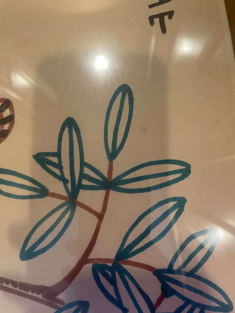 h*u様 山下清　作 日本画 はち　（大）